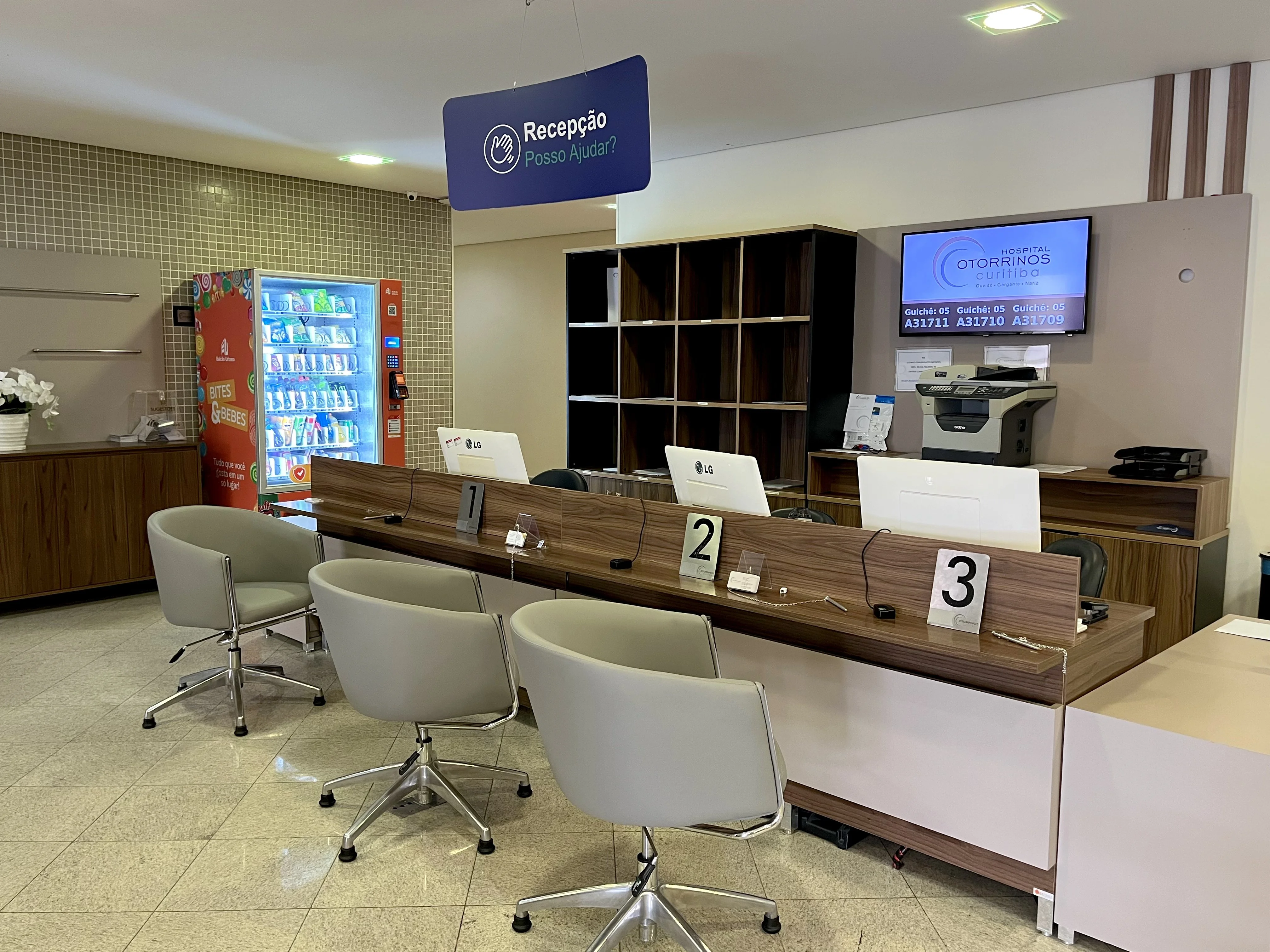 Hospital Otorrinos – Recepção